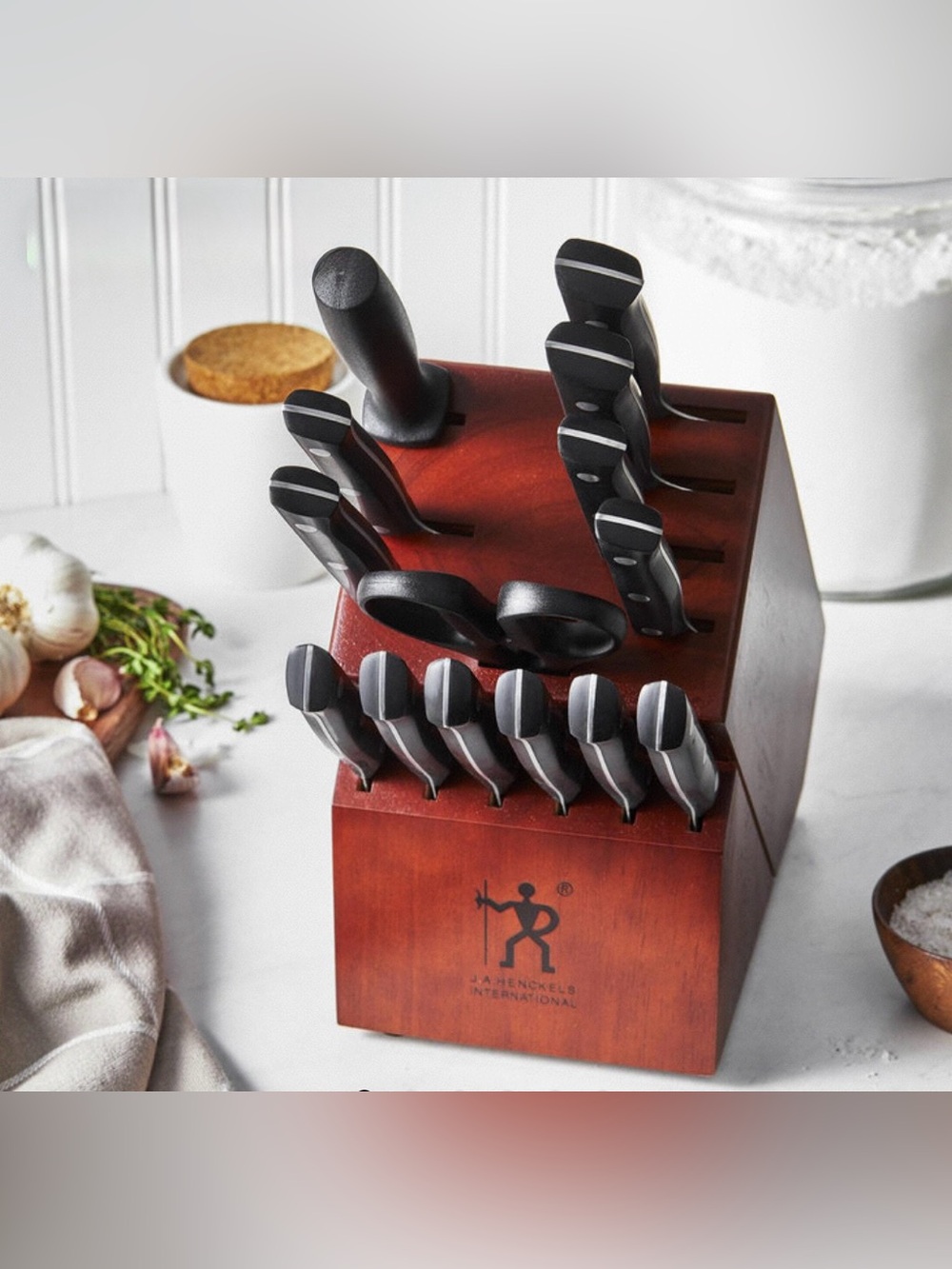 Brand New in Box Henckels 15-Piece Knife Block Set